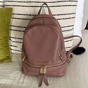 Michael Kors leather backpack